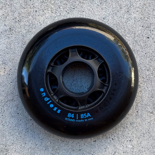 Endless Round 84 mm Black Wheel