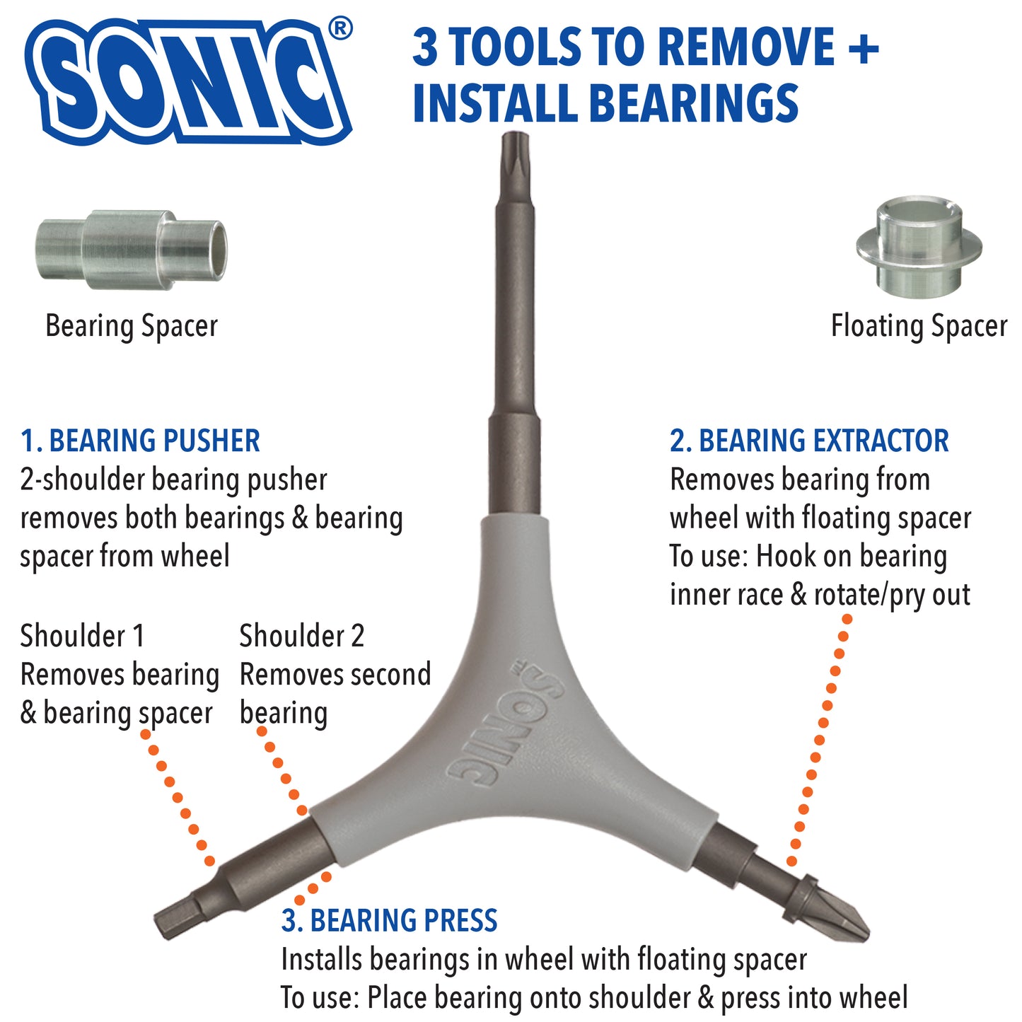 Sonic Pro Tool + T Bearing Removal